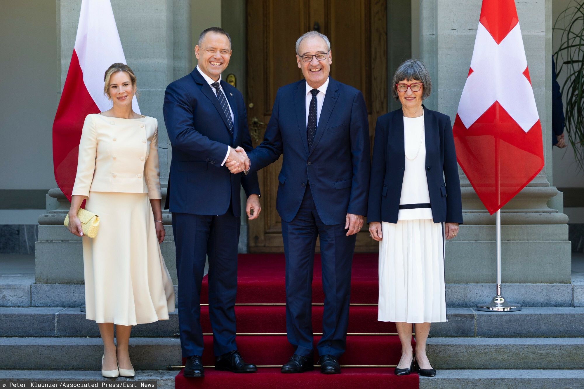 Marta i Karol Nawroccy w Szwajcarii