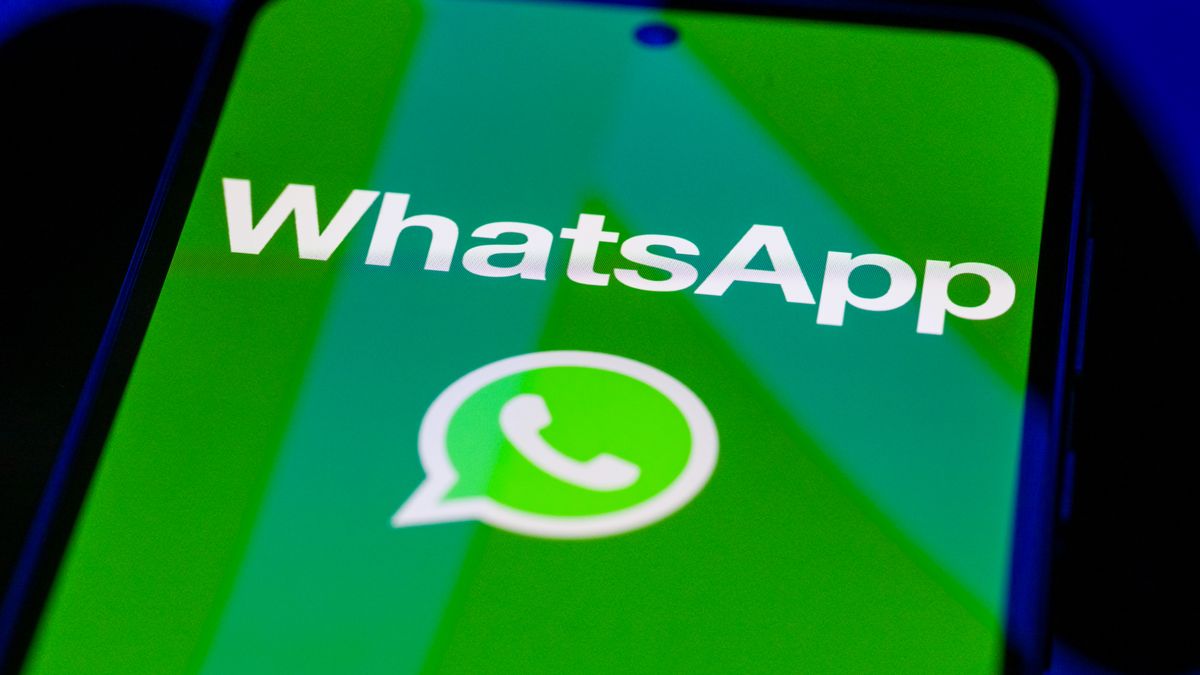 The WhatsApp logo is displayed on a mobile phone screen in this photo illustration in Brussels, Belgium, on February 25, 2026. (Photo Illustration by Jonathan Raa/NurPhoto via Getty Images)