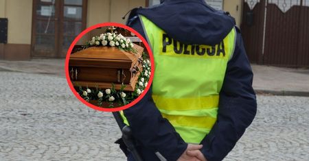 Kuriozalne sceny w kościele. Policja wyniosła trumnę z ciałem