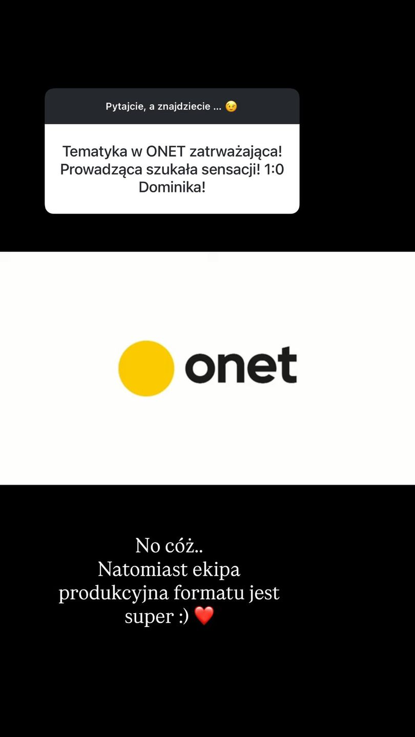 Dominika Serowska gorzko o wywiadzie w "Onet Rano"