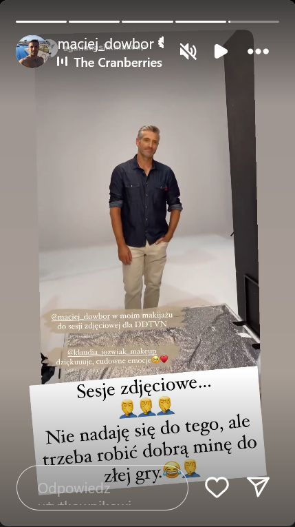 Maciej Dowbor robi dobrą minę do złej gry.