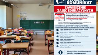 Wzmocnione środki bezpieczeństwa. Niektóre szkoły zamknięte w piątek