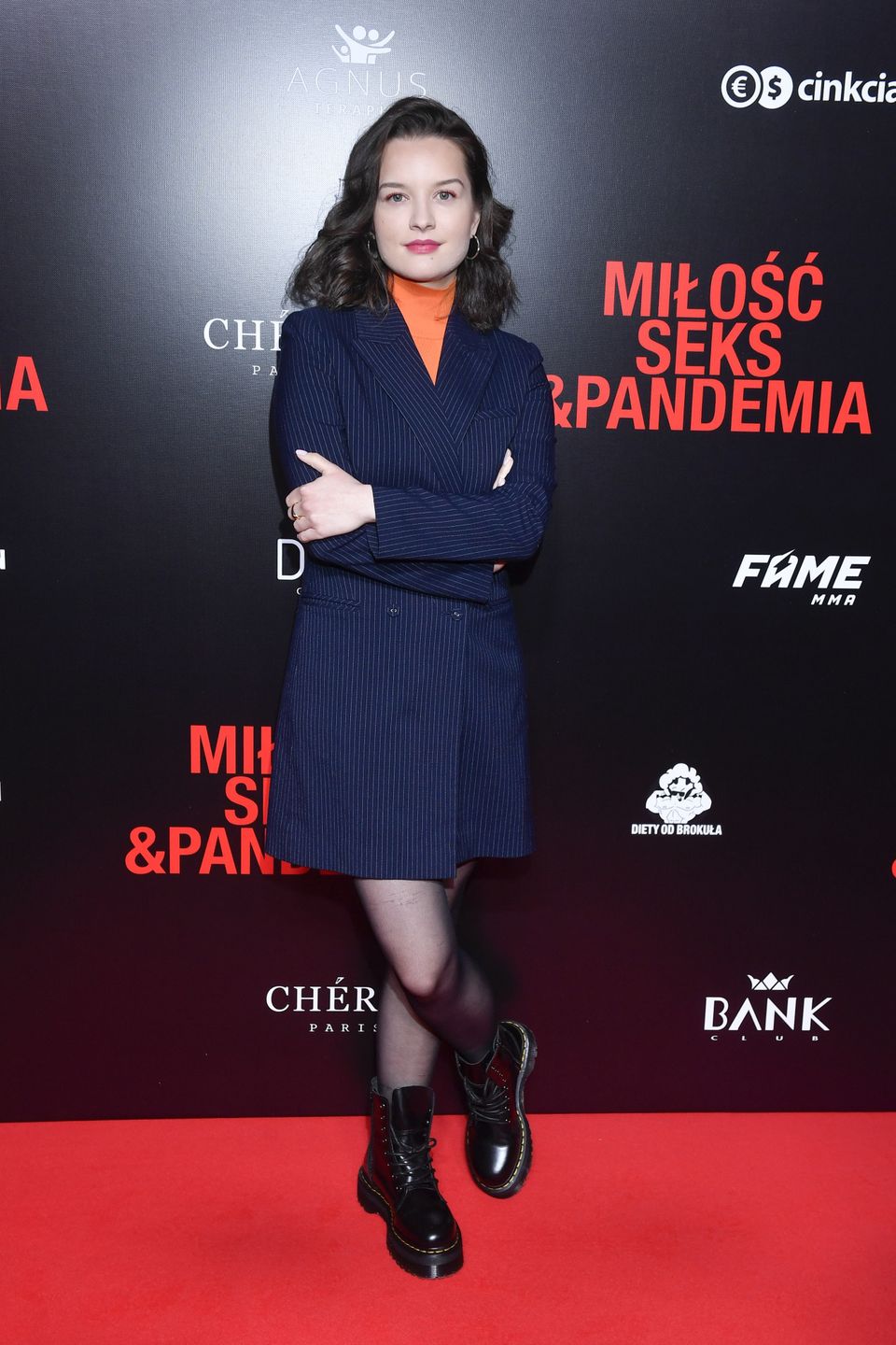 Julia Chatys na premierze filmu "Miłość, seks & pandemia" 