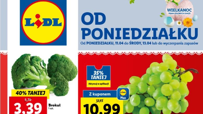 Lidl gazetka od poniedziałku 11 kwietnia