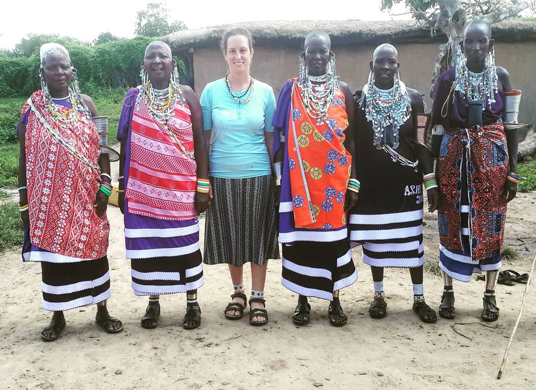 Stephanie jest zafascynowana stylem życia Masajów 