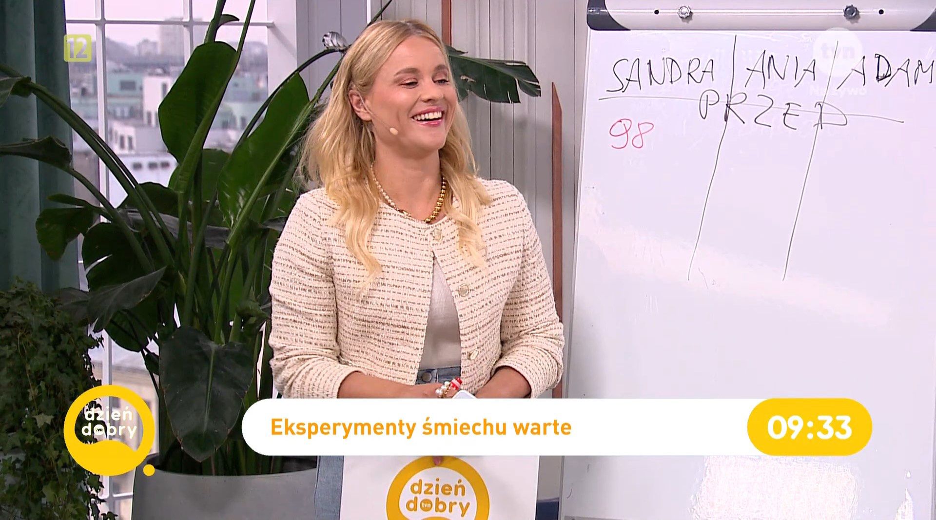 Kadr z programu "Dzień Dobry TVN"