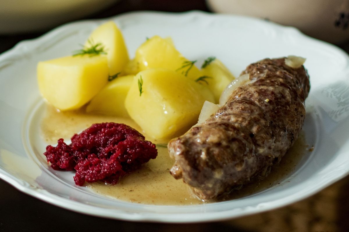 Zrazy wołowe po śląsku