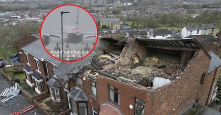 Chwile grozy podczas lądowania w Londynie. Burza miotała samolotem