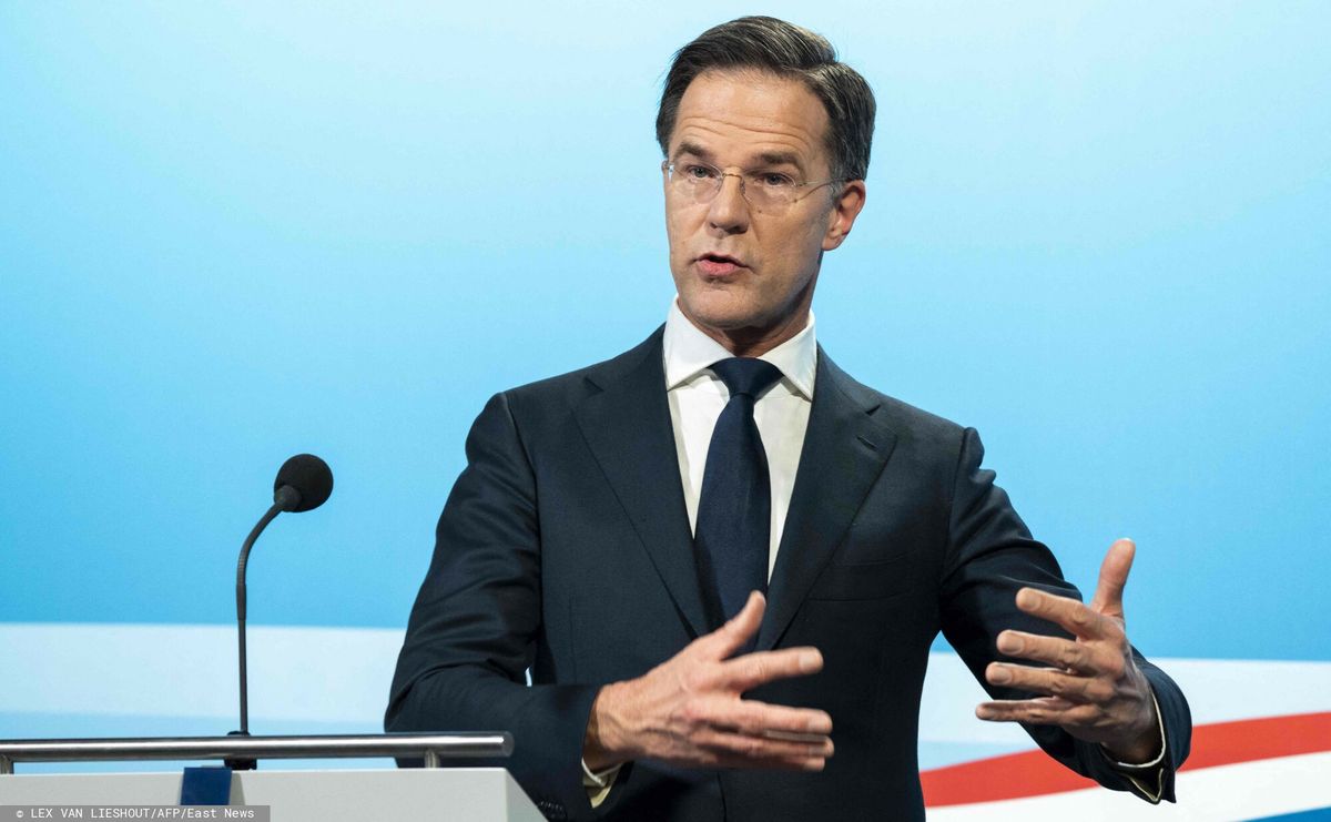 Premier Holandii Mark Rutte