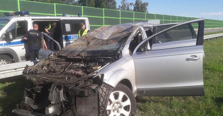 Śmiertelny wypadek na A1. Policja szuka sprawców, którzy uciekli
