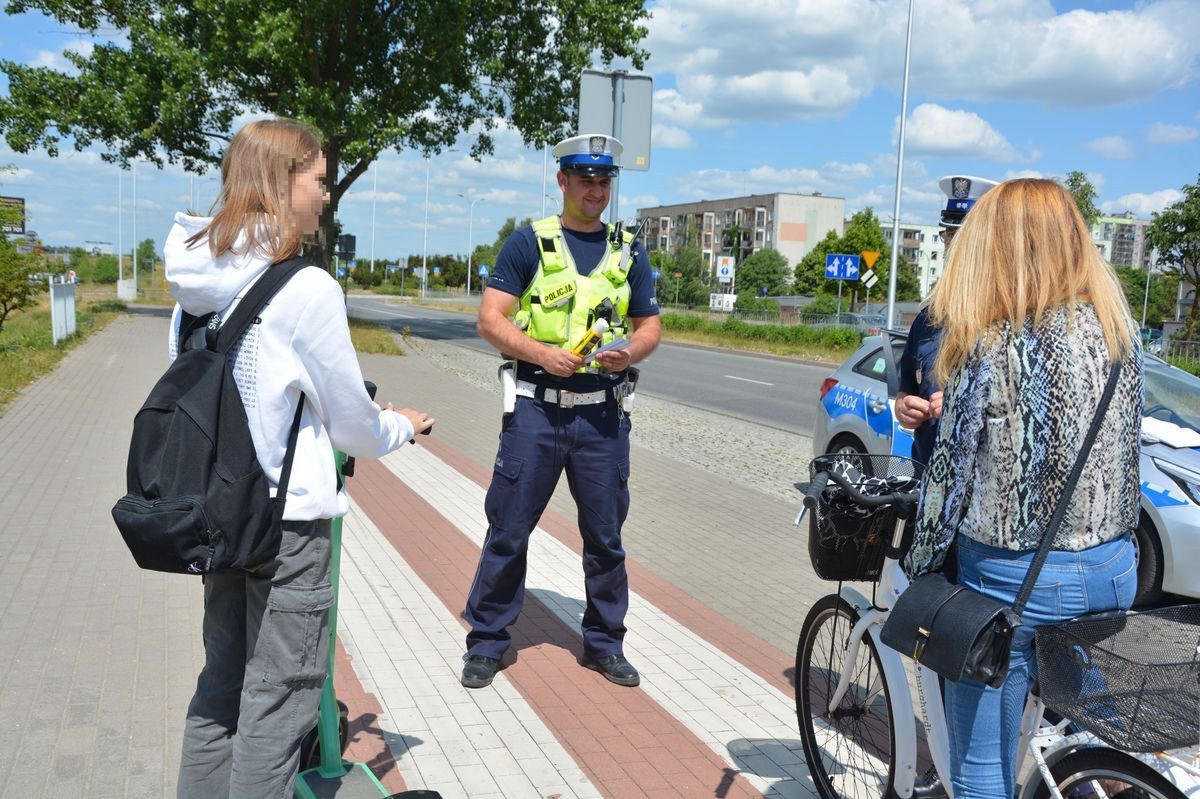 Jeśli komuś wydaje się, że policja nie prowadzi kontroli na ścieżkach rowerowych, to może być w błędzie
