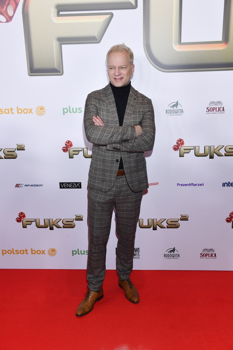 Maciej Stuhr zabrał córkę na premierę 