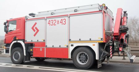Pożar domu w Tarnowskich Górach. Ewakuowano 29 osób