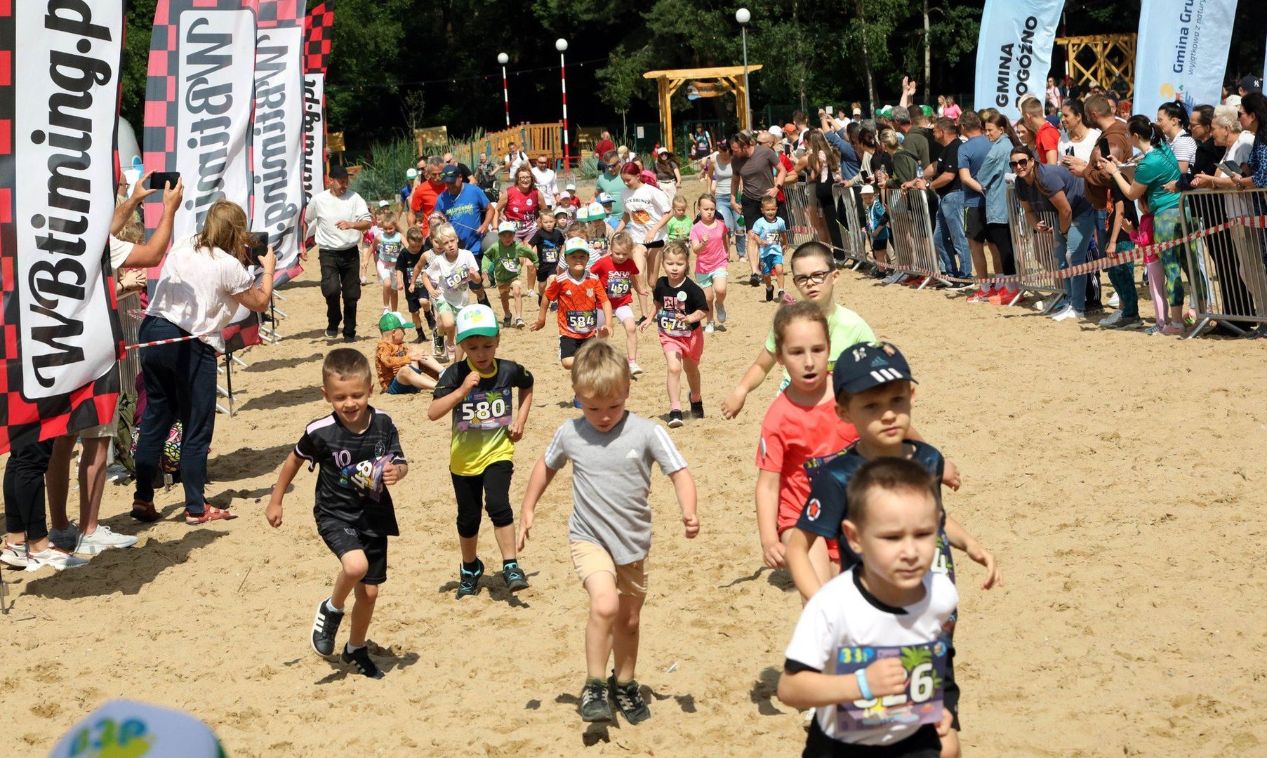 Bieg Trzech Plaż Junior na początek wakacji w Grudziądzu