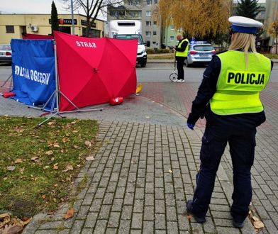 Śmiertelne potrącenie rowerzysty. 74-latek zmarł na miejscu