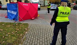 Śmiertelne potrącenie rowerzysty. 74-latek zmarł na miejscu