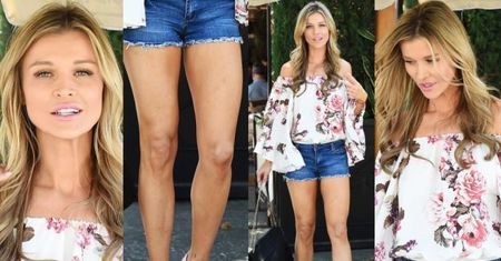 #TRENDY: Joanna Krupa w dżinsowych szortach