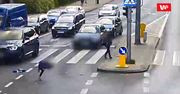 Potrącona 10-latka na przejściu dla pieszych. Nagranie olsztyńskiej policji