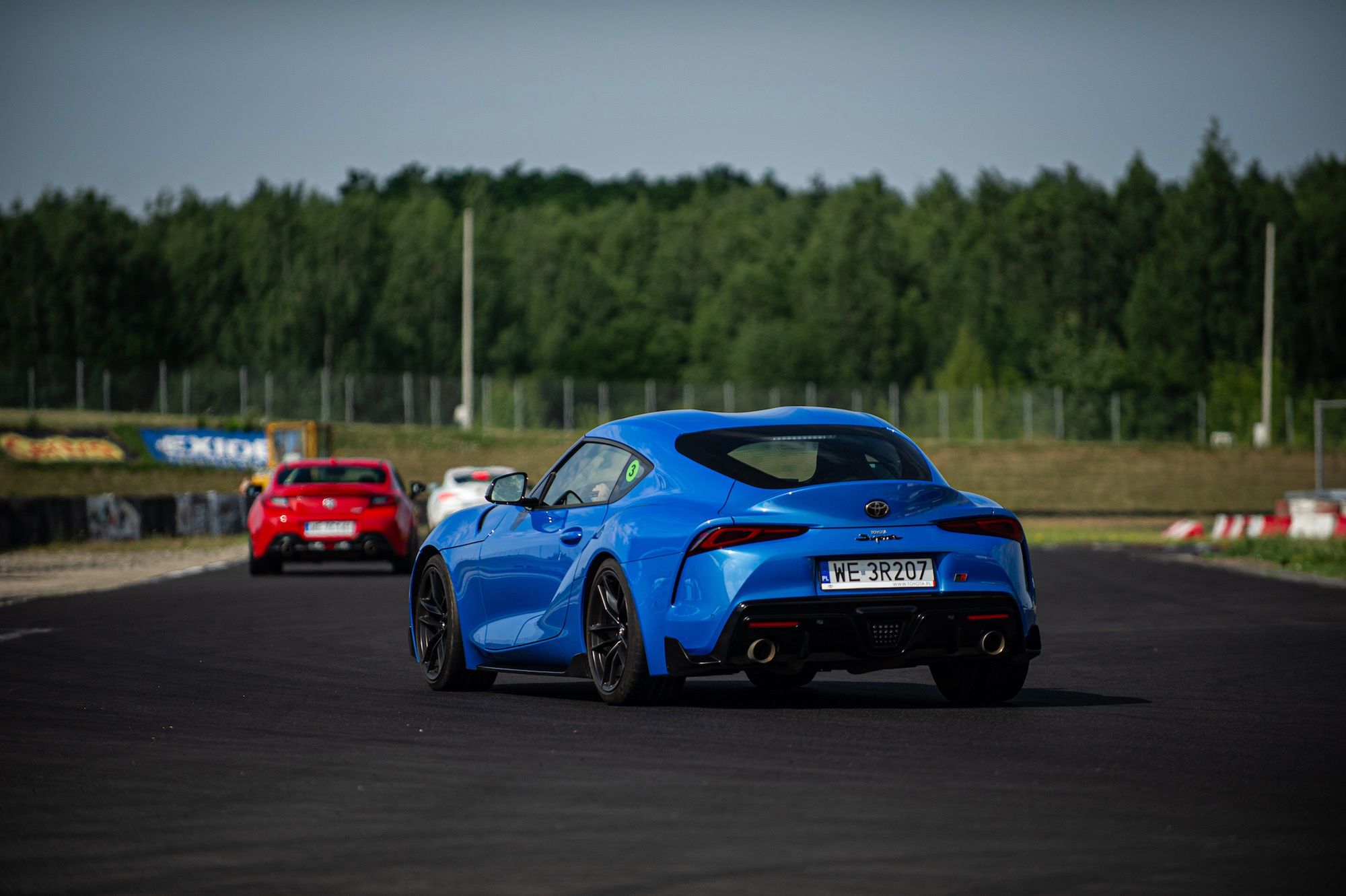 Toyoty GR na torze Słomczyn