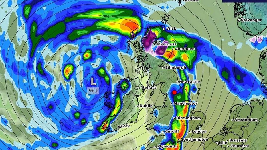 "Bomba cyklonowa" nad Europą