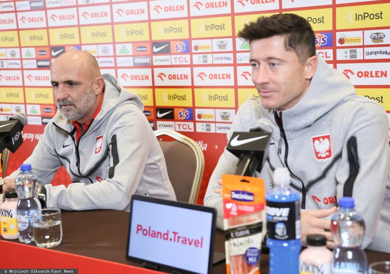 Robert Lewandowski i Michał Probierz