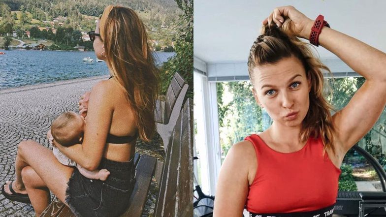 Anna Lewandowska promuje karmienie piersią