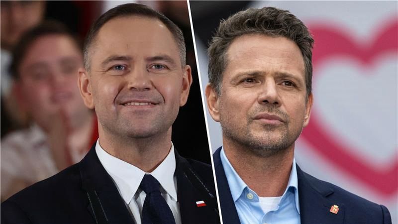 Karol Nawrocki i Rafał Trzaskowski