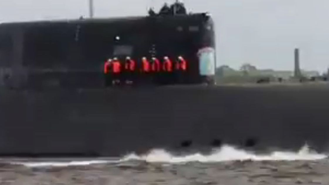 Na zdjęciu okręt Biełgorod, zwodowany w weekend przez Rosję. Uważany za największy okręt podwodny od 30 lat 