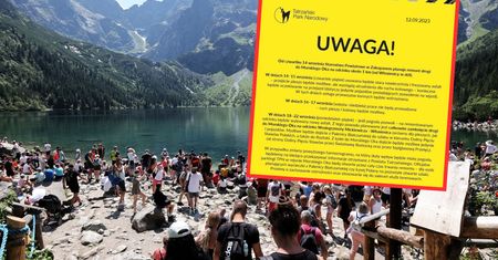 Droga na Morskie Oko zamknięta. Wejście popularną trasą będzie niemożliwe