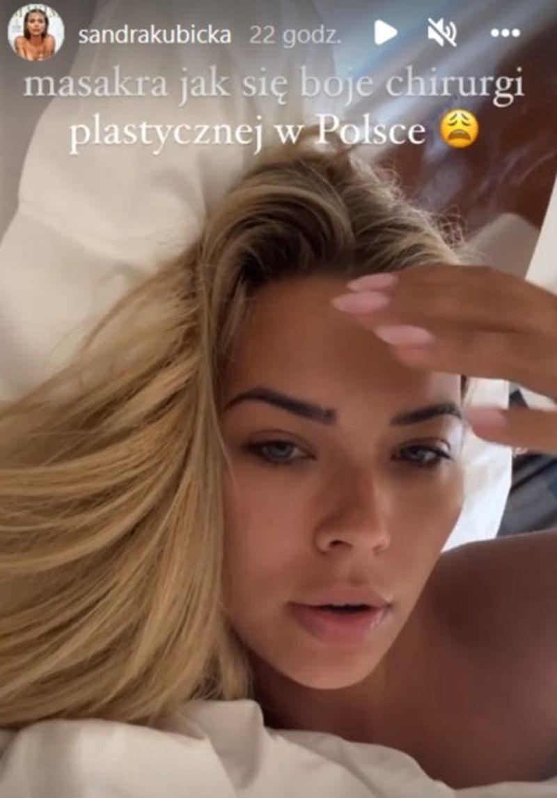 Sandra Kubicka nie ufa polskim lekarzom