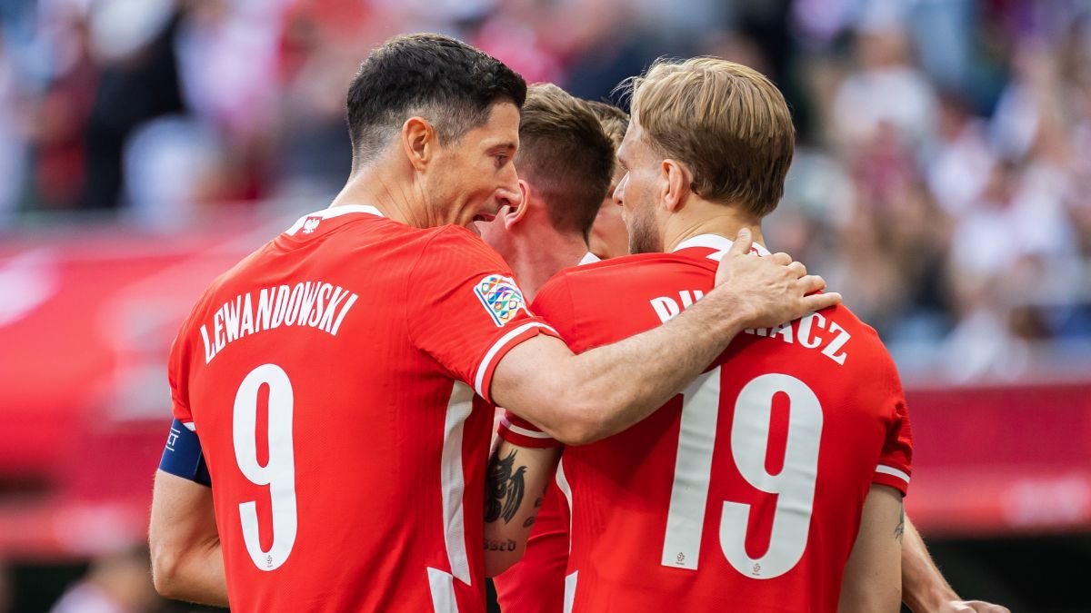 Robert Lewandowski i Tymoteusz Puchacz