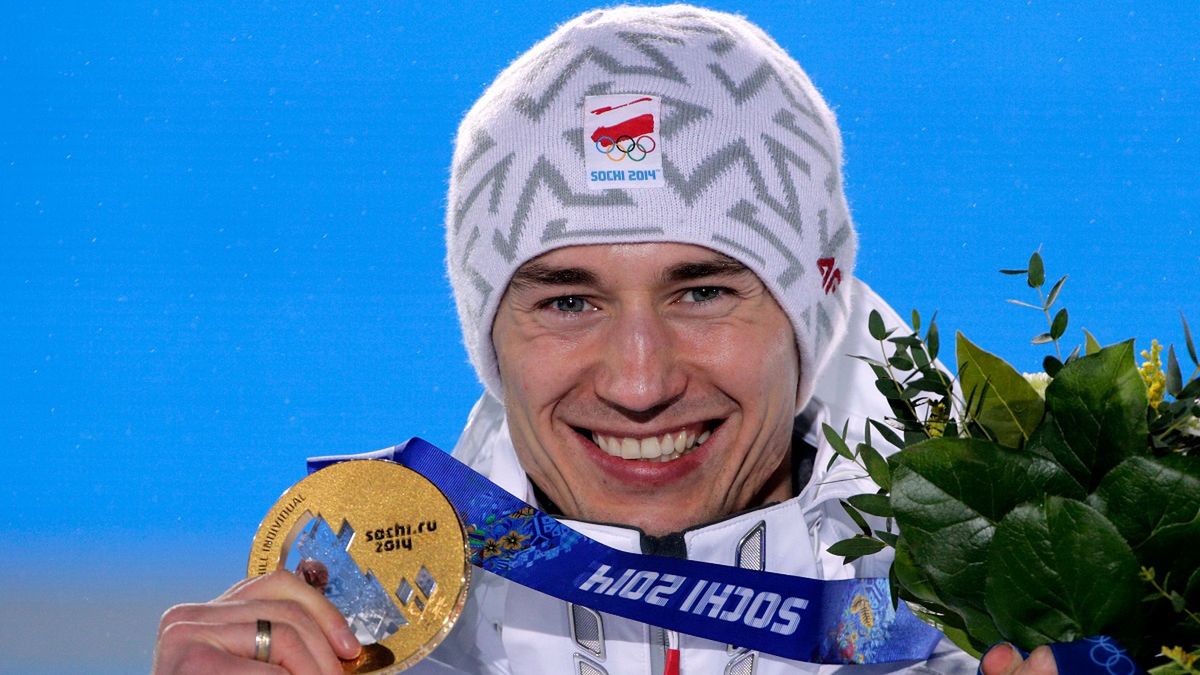 Kamil Stoch zdobył najwięcej złotych medali na igrzyskach.