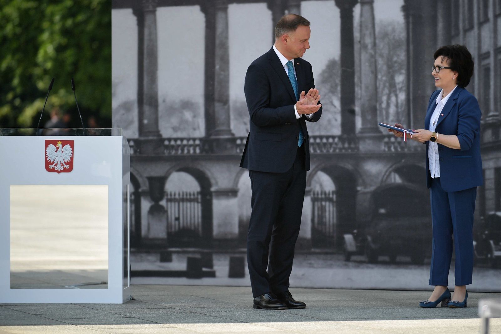 Andrzej Duda i Elżbieta Witek