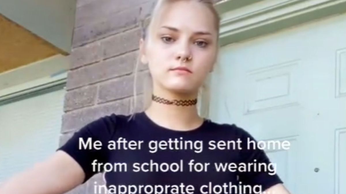 Uczennica została odesłana do domu za niewłaściwy ubiór