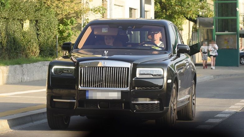 Wojciech Szczęsny i Marina Łuczenko