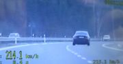 Pędziła 214 km/h, gorzko pożałowała. Policja pokazała nagranie