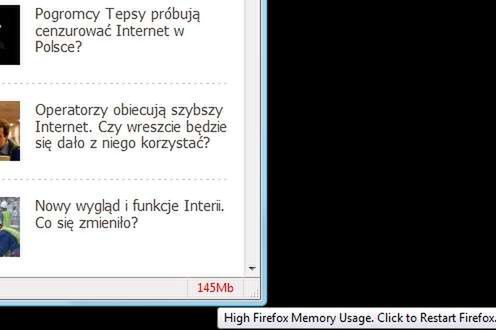 Firefox zajmuje za dużo pamięci? Jest na to prosty sposób! 3