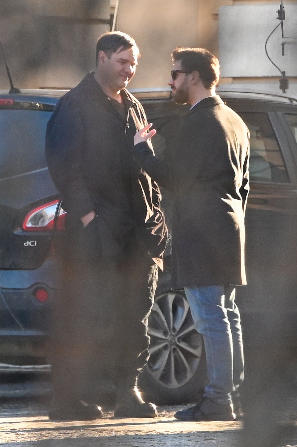 Antoni Królikowski i Tomasz Karolak na planie "Porady na zdrady"