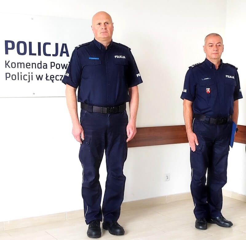 Dzisiaj w Komendzie Powiatowej Policji w Łęcznej odbyło się uroczyste wprowadzenie nowego zastępcy komendanta łęczyńskiej jednostki