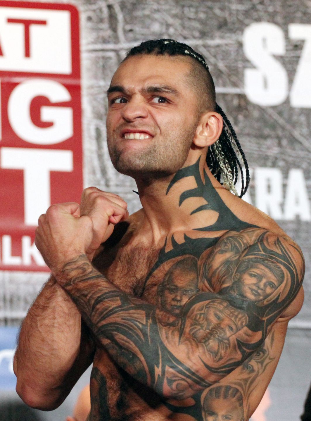 Dawid "Cygan" Kostecki na Polsat Boxing Night w 2014 r.