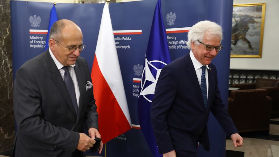 Zbigniew Rau i Jacek Czaputowicz