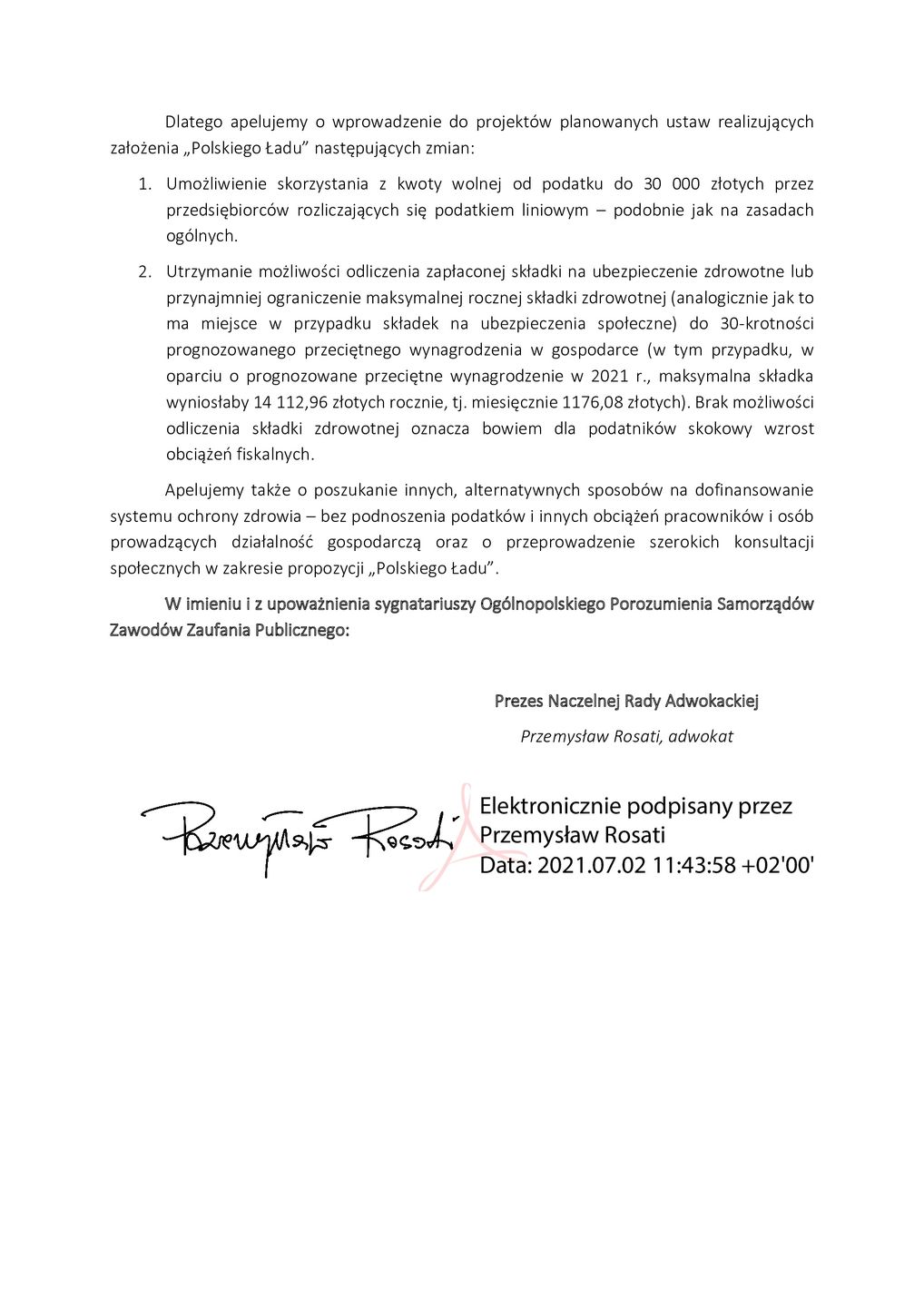 list izb branżowych dopremiera