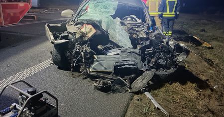 Tragedia na drodze pod Olsztynem. Nie żyje 33-letni mężczyzna