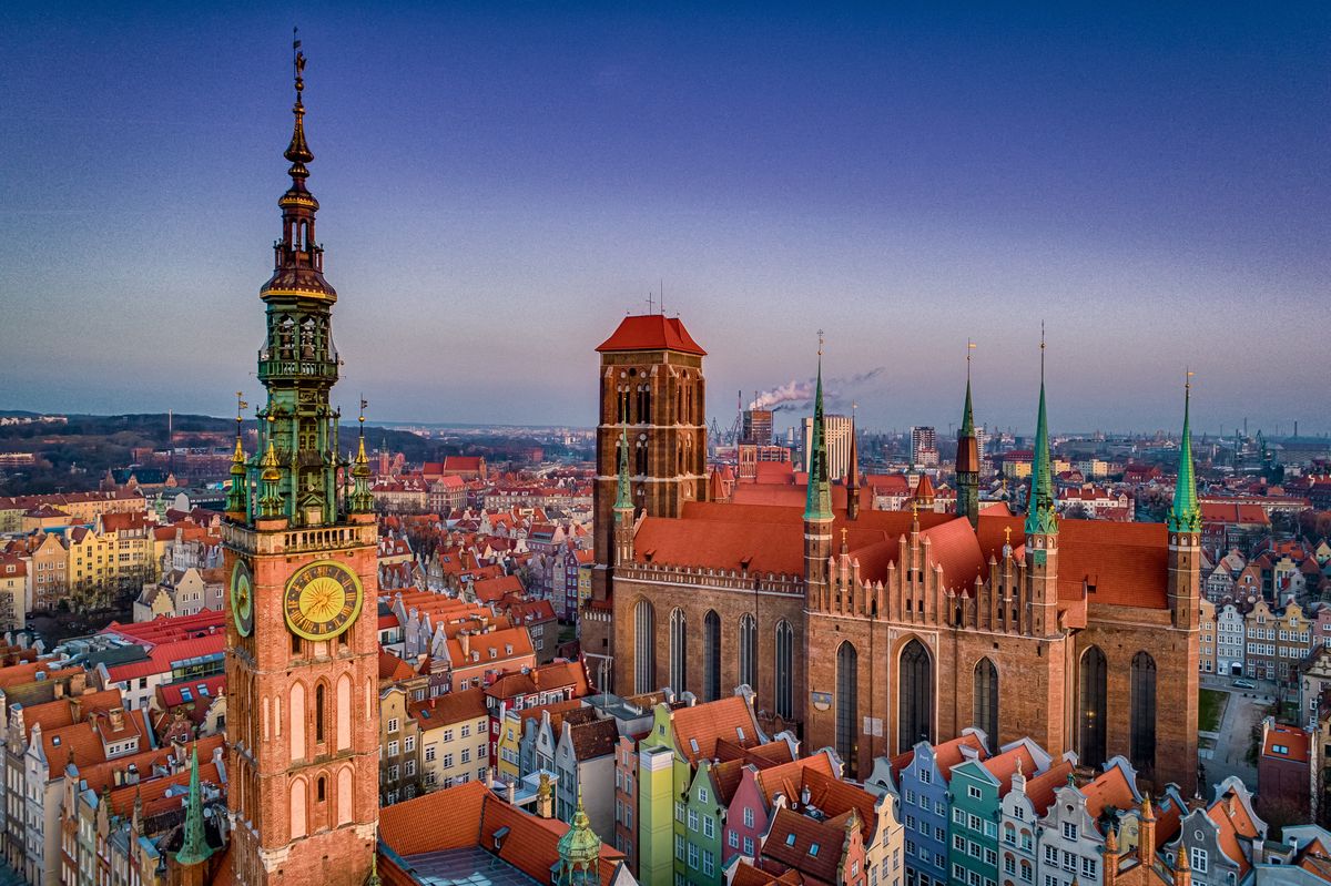Gdańsk przyciąga wielu turystów 