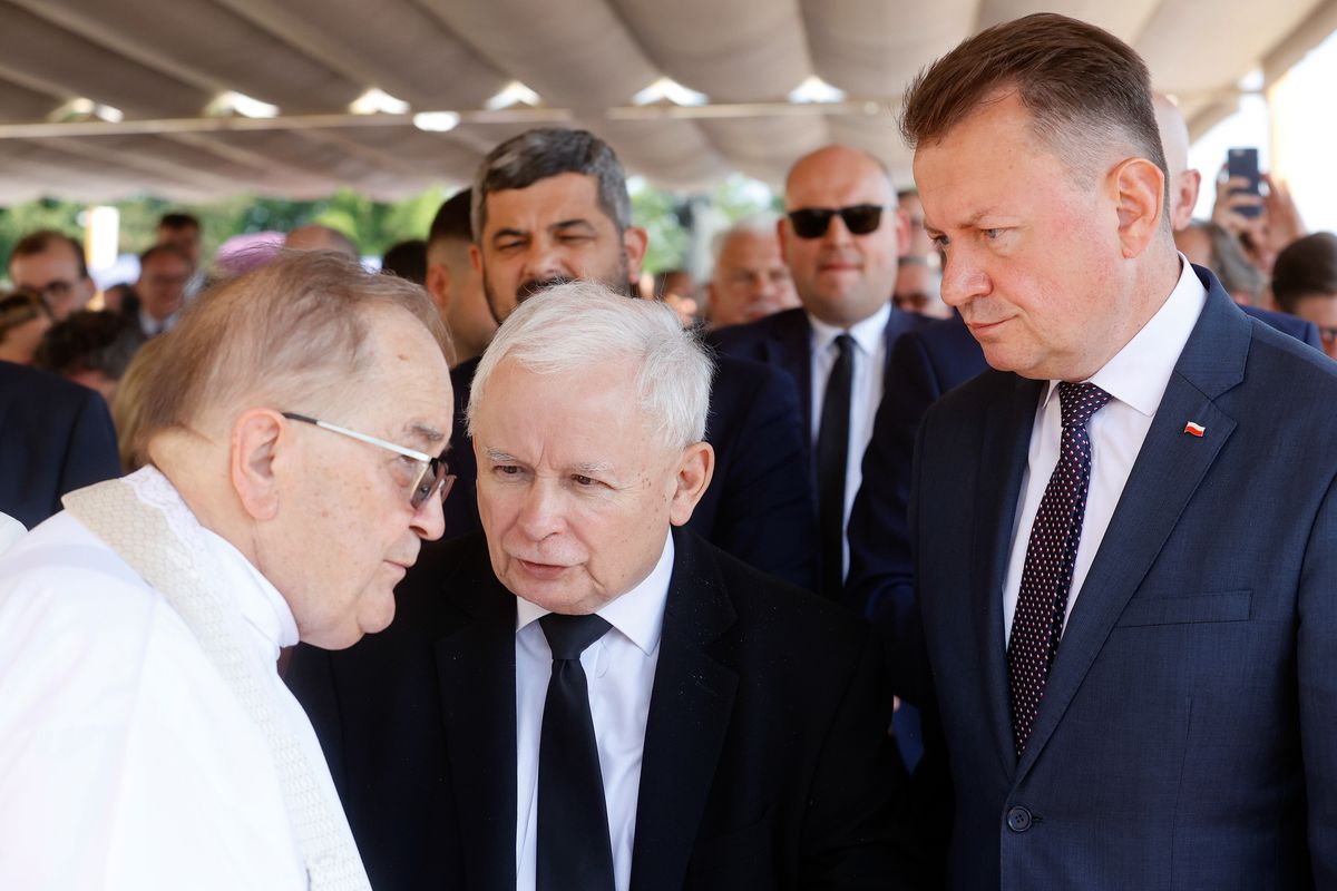 Jarosław Kaczyński w czasie 32. Pielgrzymki Rodzin Radia Maryja na Jasnej Górze 