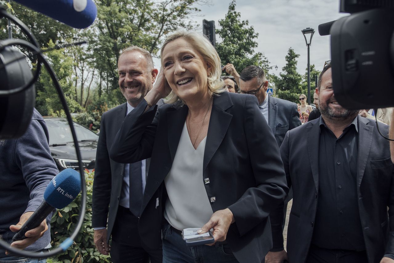 First-round results: The National Rally leads in the French election