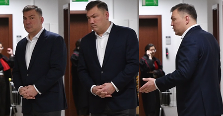 BARDZO ZDENERWOWANY Michalczewski w sądzie. Boi się wyroku za atak na żonę?