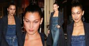 #TRENDY: Bella Hadid w dżinsowym kombinezonie