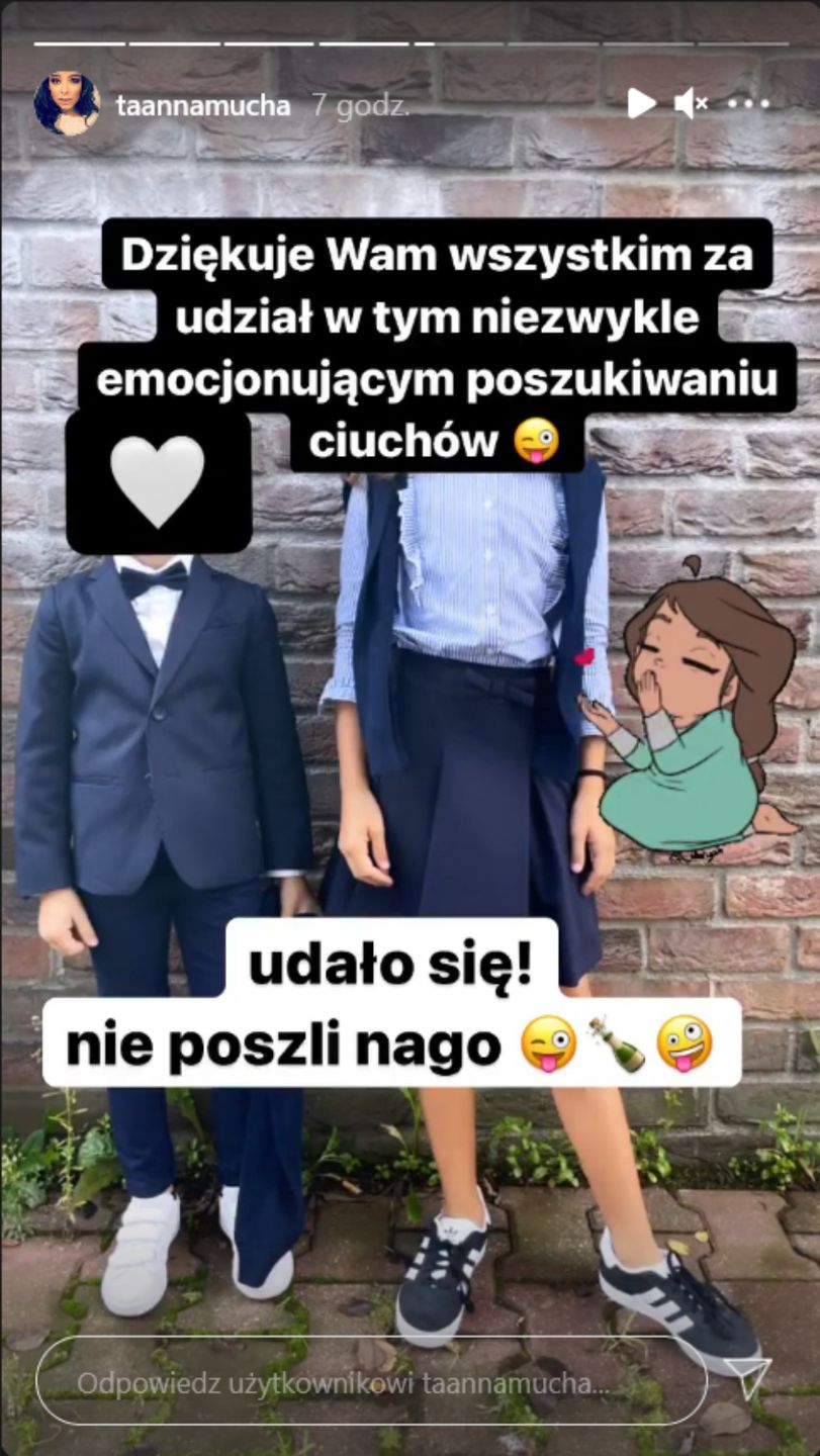 Anna Mucha zdradza, dlaczego zasłania twarze swoich dzieci