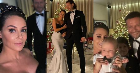 Małgorzata Rozenek w SYRENIEJ SUKNI wita 2021 rok na perfekcyjnej domówce (ZDJĘCIA)